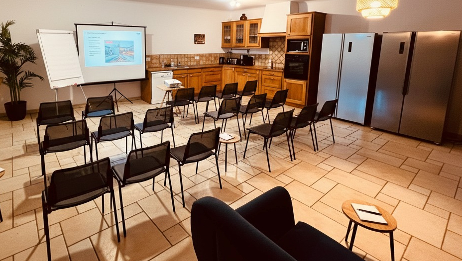 Salle de séminaire au Domaine de la Marie